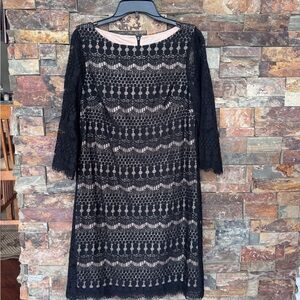 Elegant Black Lace Dress